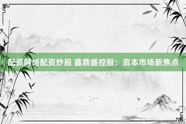 配资网络配资炒股 鑫鼎盛控股：资本市场新焦点